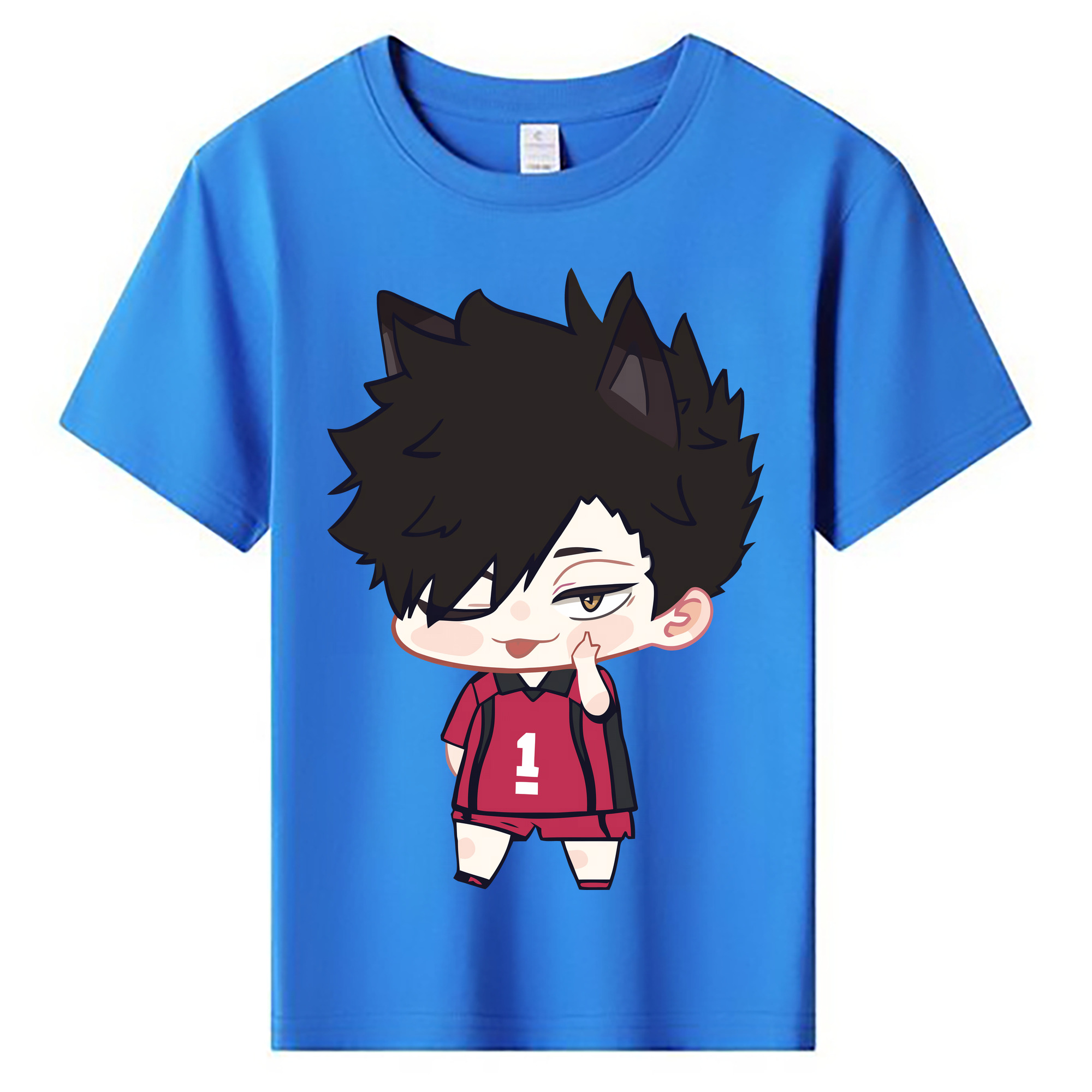 （画像用） ハイキュー!! Haikyu!! 綿100％キッズTシャツ（フロントプリント）